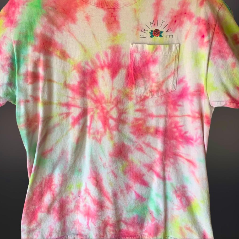 tie-dye Primitive Rose